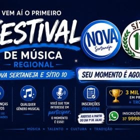 1º Festival de Música Regional: inscrições começam nesta quarta-feira (1º)