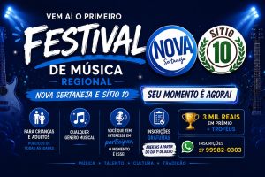 1º Festival de Música Regional: inscrições começam nesta quarta-feira (1º)