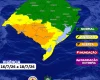 Defesa Civil do RS alerta para possibilidade de tornado