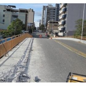 Prefeitura libera trânsito nos dois sentidos do Viaduto do Esplanada durante o fim de semana