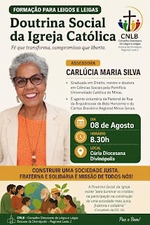 Divin&oacute;polis recebe roda de conversa com assessora do Leste II da CNBB