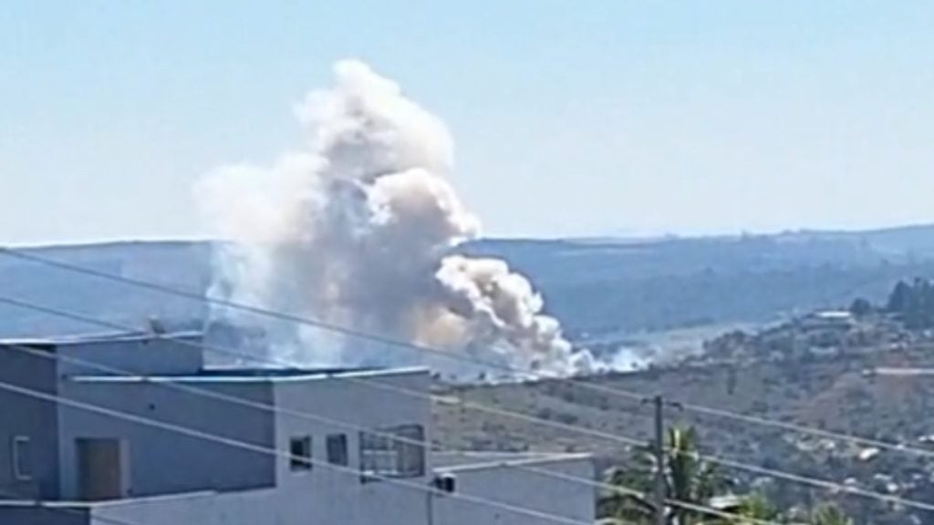 Moradores registram explos&atilde;o em f&aacute;brica de fogos de artif&iacute;cio em Samonte