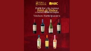Feira de Vinhos Hiper ABC Divinópolis com degustação de vinhos nacionais e importados.