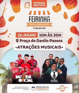 Feirinha Essência Gastronômica chega à Praça do Danilo Passos