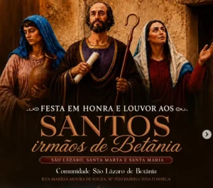 Divinópolis celebra a festa dos Santos Irmãos de Betânia