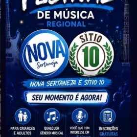 Estão abertas oficialmente as inscrições para o Festival de Música Regional