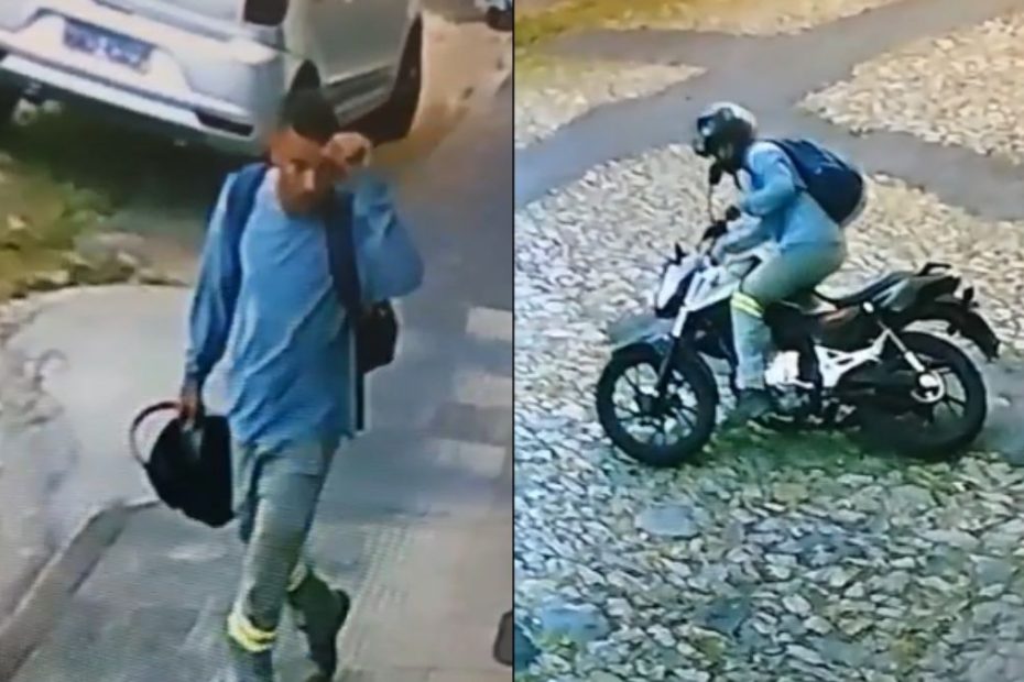 Homem tenta furtar moto, cai e foge em Divin&oacute;polis
