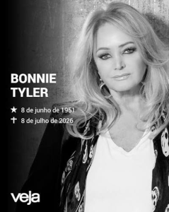 Bonnie Tyler morreu aos 75 anos; cantora ficou mundialmente conhecida por “Total Eclipse of the Heart”