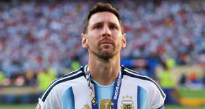 Torcedores argentinos durante a final da Copa do Mundo de 2026