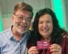 Ganhadora do Roletrando, Lady retirou o seu prêmio no programa Jorge Neto
