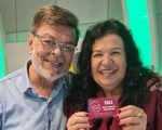 Ganhadora do Roletrando, Lady retirou o seu pr&ecirc;mio no programa Jorge Neto