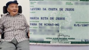 Morre Seu Levino, aos 119 anos, em Pará de Minas