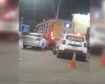 Motorista &eacute; preso por embriaguez ap&oacute;s acidente com &ocirc;nibus em Divin&oacute;polis.