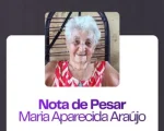 Nota de pesar pelo falecimento de Maria Aparecida Araújo