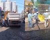Obra da Copasa fecha rua Rio de Janeiro, no Centro de Divinópolis
