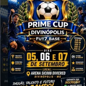 Divinópolis se prepara para sediar a 2ª edição da Prime Cup em setembro na Arena Sicoob.
