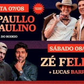 S&atilde;o Gon&ccedil;alo do Par&aacute; Rodeio Show ter&aacute; shows gratuitos de Z&eacute; Felipe e Di Paullo & Paulino