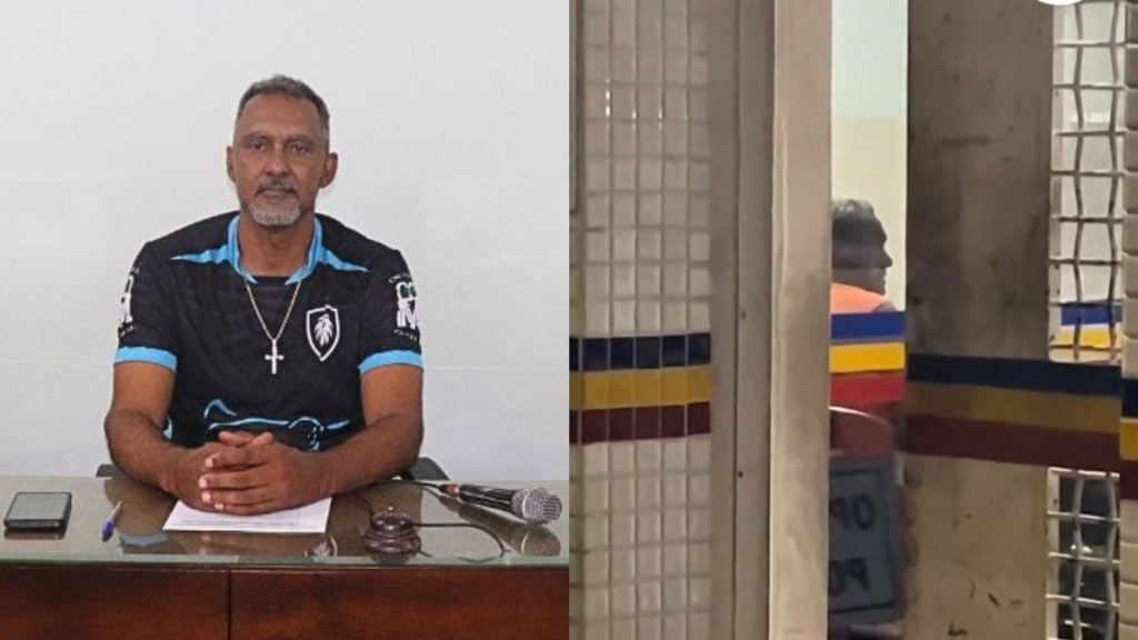 Jo&atilde;o Cl&aacute;udio Madureira Lacerda, 'Cac&aacute;', preso em Carmo do Cajuru.