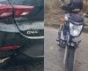 Acidente entre carro e motocicleta na AMG-0345 em Divinópolis