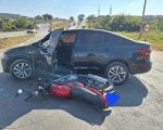 Motocicleta e carro envolvidos em acidente na MG-050 em Formiga