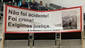 Ciclistas fazem manifestação por segurança no trânsito em Divinópolis