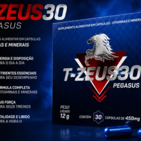 T-Zeus 30 Pegasus: suplemento masculino que promete mais energia, disposição e vitalidade em uma cápsula por dia