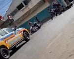 Motociclistas fogem da PM e se envolvem em acidentes com motos policiais em Divin&oacute;polis