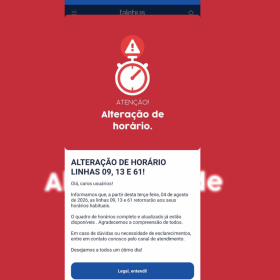 Mudança nos horários de ônibus em Divinópolis é revertida após reclamações