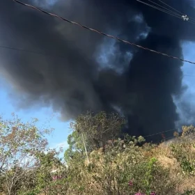 Incêndio em depósito é registrado em Carmo do Cajuru