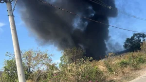 Incêndio em depósito é registrado em Carmo do Cajuru