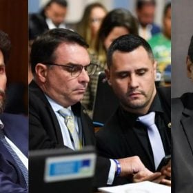 Em reunião, Flávio Bolsonaro, Aro e Tarcísio intervêm por Cleitinho na disputa