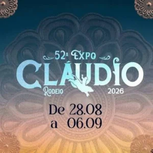 ExpoCláudio 2026 inova com formato estendido em dois finais de semana