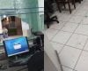 Homem quebra vidro de recepção em hospital de Itaúna ao reclamar de atendimento