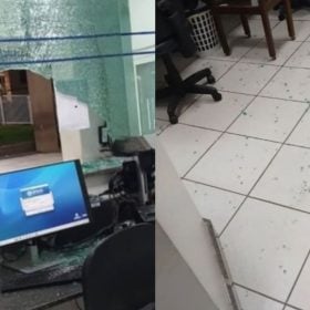 Homem quebra vidro de recepção em hospital de Itaúna ao reclamar de atendimento