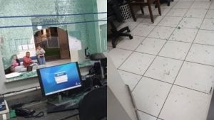 Homem quebra vidro de recepção em hospital de Itaúna ao reclamar de atendimento