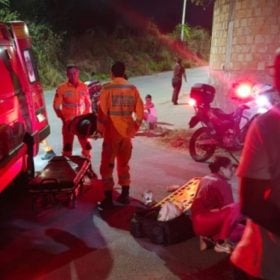 Idosa e criança ficam feridas após atropelamento em Divinópolis