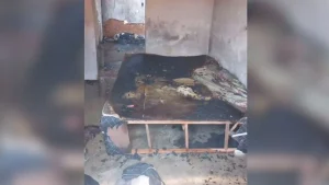 Incêndio atinge residência no bairro Piedade, em Itaúna