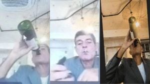 Juiz 'vira' garrafa de vinho e fuma durante sessão em Minas; veja vídeo