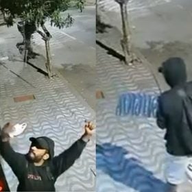 Ladrão furta placa de condomínio no Centro de Divinópolis