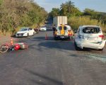 Motociclista morre após bater na traseira de carro na BR-352, em Pitangui