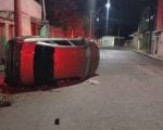 Motorista b&ecirc;bado finge ser policial civil e agride PMs ap&oacute;s acidente em Divin&oacute;polis