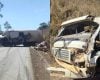 Motorista morre após batida entre caminhões na BR-354, em Bambuí