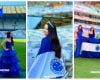 Jovem torcedora do Cruzeiro realiza ensaio de debutante no Mineirão e recebe mensagem de jogador do clube