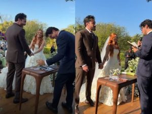 Viih Tube e Eliezer realizam cerimônia religiosa de casamento na Fazenda Capela do Bosque