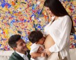Arthur Aguiar e Jheny Santucci anunciam gravidez do segundo filho e celebram nova fase da família