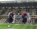 Torcida do Atlético prepara festa com mosaico 3D e paredão de bandeiras para jogo contra o Cruzeiro na Arena MRV