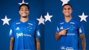 Cruzeiro oficializa números de camisa de Wesley e João Costa para a temporada