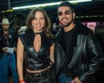 Rafa Kalimann e Nattan usam looks combinados na Festa do Peão de Barretos