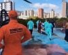 Corpo de Bombeiros divulga imagens de transferência de piloto ferido após acidente com avião em Mateus Leme