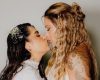 Lauana Prado comemora dois meses de casamento com Tati Dias e relembra momento especial